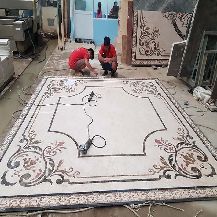 mẫu nền nhà dá marble hoa văn đep